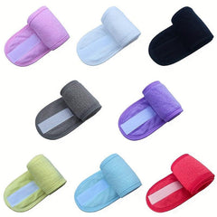 Adjustable Hairband Toweling Hair Wrap Head Band Stretch Salon SPA Headband