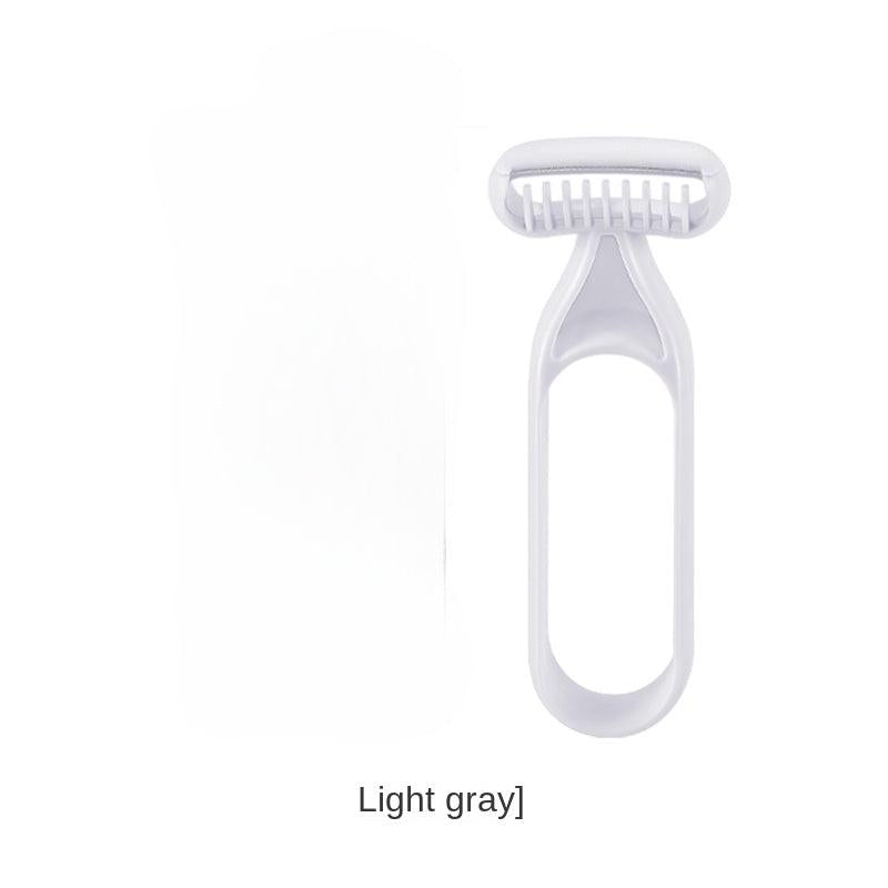 Stainless Steel Blade Women's Manual Razor with Plastic Handle