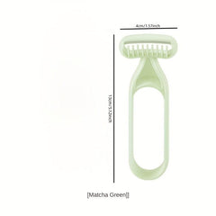 Stainless Steel Blade Women's Manual Razor with Plastic Handle