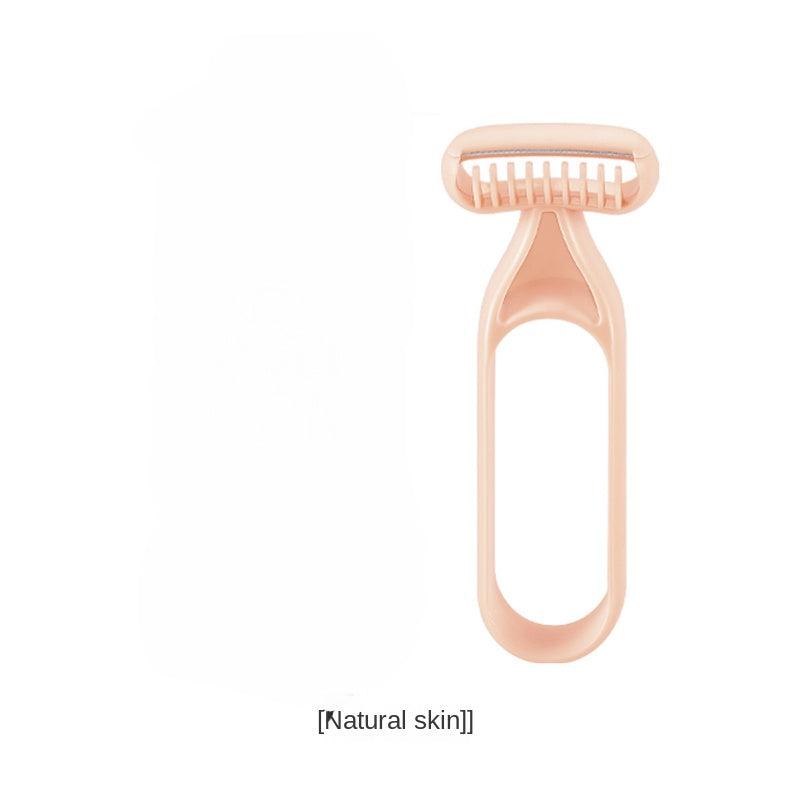 Stainless Steel Blade Women's Manual Razor with Plastic Handle
