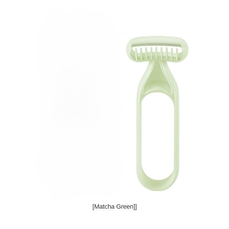 Stainless Steel Blade Women's Manual Razor with Plastic Handle