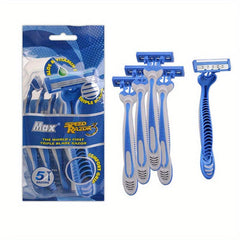 5 Pcs Gentle Disposable Razors For Women And Men - Shaving & Trimming