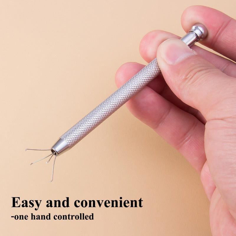4 Claws Ball Bead Holder Tool Crystal Prong Tweezers Catcher Grabbers