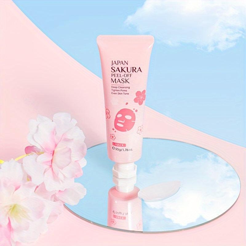 BOGO 50g Sakura Peel Off Mask Snail Tearing Mask Deep Cleansing Dirt Even Tone