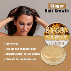 Ginger Shampoo Soap for Hair Growth Thickening Moisturizing Scalp Massage