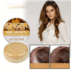 Ginger Shampoo Soap for Hair Growth Thickening Moisturizing Scalp Massage