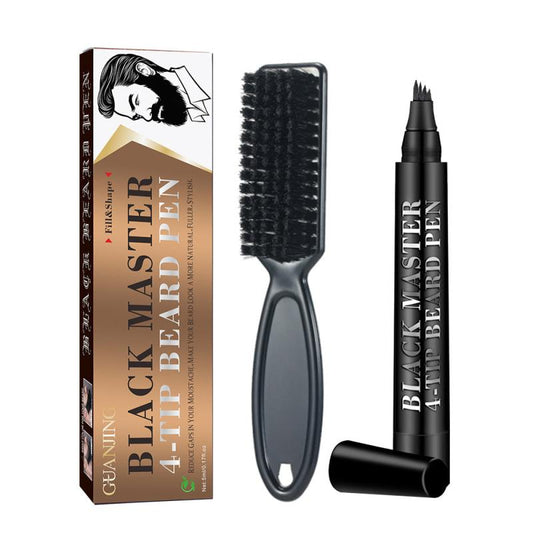 Waterproof Beard Filling Pen Kit for Men