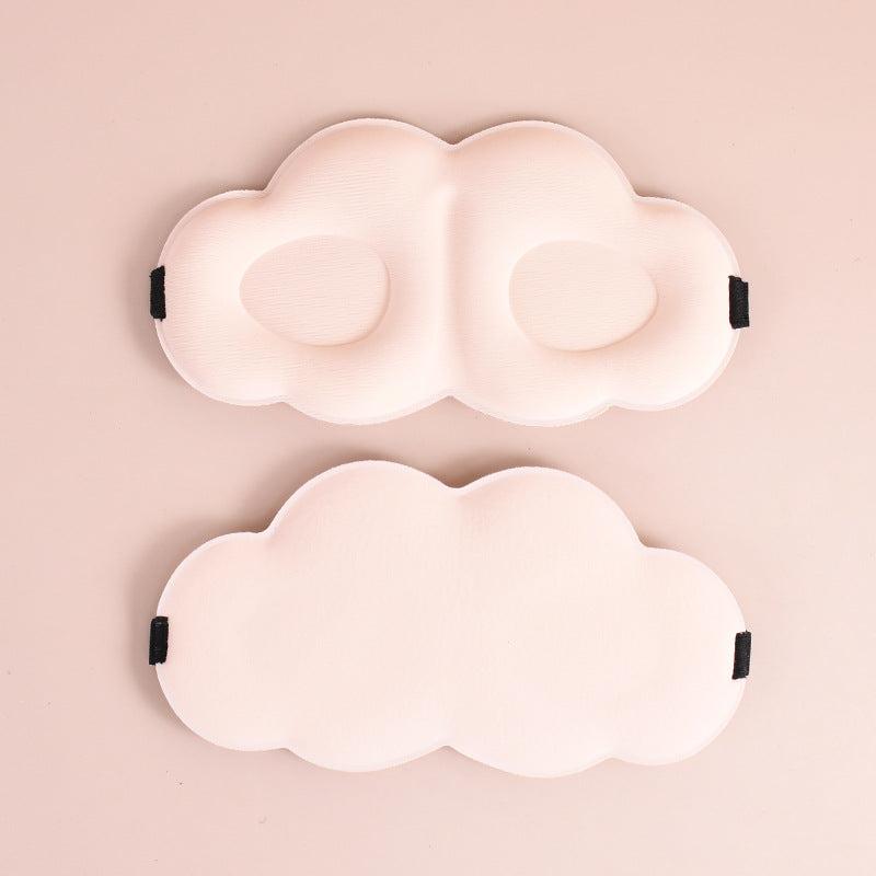 3D Stereoscopic Cloud Sleep Eye Mask - Double Sided Ice Silk