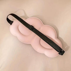 3D Stereoscopic Cloud Sleep Eye Mask - Double Sided Ice Silk