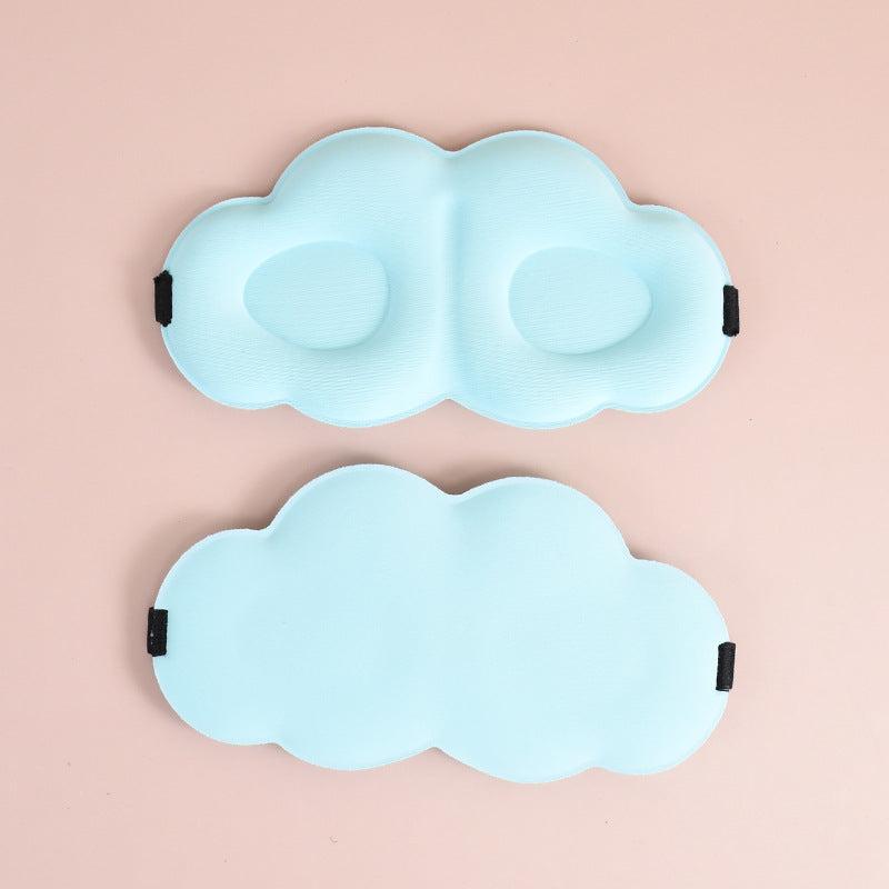 3D Stereoscopic Cloud Sleep Eye Mask - Double Sided Ice Silk