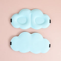 3D Stereoscopic Cloud Sleep Eye Mask - Double Sided Ice Silk