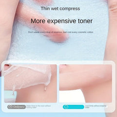 200pcs Mummy Cosmetic Wet Cotton Pads Hydrating Makeup Remover Toner