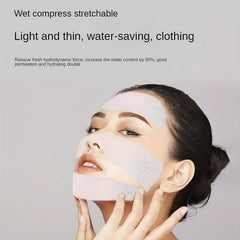 200pcs Mummy Cosmetic Wet Cotton Pads Hydrating Makeup Remover Toner