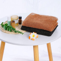 2 Pcs African Exfoliating Net Long Body Net Sponges Skin Scrubber