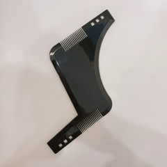 Men's Beard Shaping Tool with Inbuilt Comb Transparent Template Styling Comb