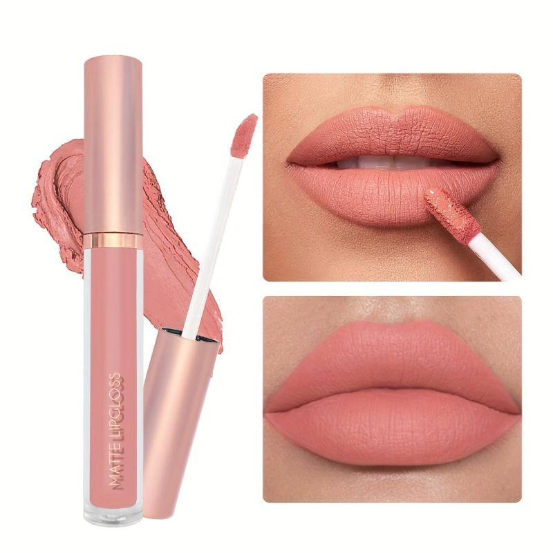Velvet Long Lasting Lip Glaze Set Nude Waterproof Lip Gloss