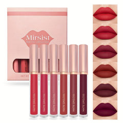 Velvet Long Lasting Lip Glaze Set Nude Waterproof Lip Gloss