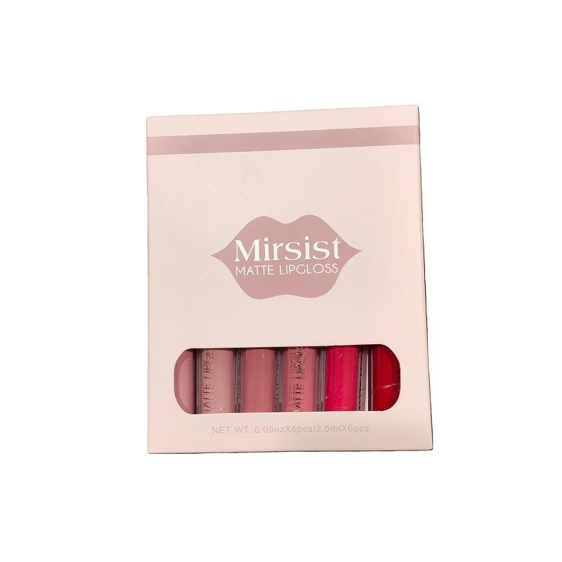 Velvet Long Lasting Lip Glaze Set Nude Waterproof Lip Gloss