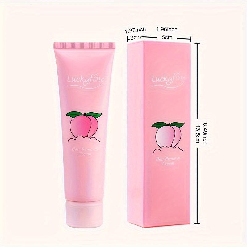 Honey Peach Body Hair Removal Cream - Gentle and Non-Irritating