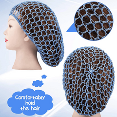 3pcs Mesh Hair Net Sleep Caps for Women