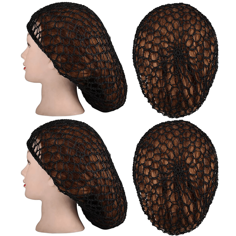 3pcs Mesh Hair Net Sleep Caps for Women