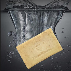 Men's Exfoliating Scrub Bar 3-In-1 Cleanser For Body Face Shaving