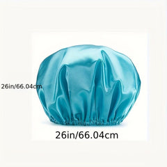 5pcs Double Layer Shower Caps Adjustable Bonnet Waterproof Bath Caps