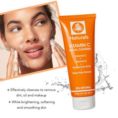 Vitamin C Facial Cleanser Hyaluronic Acid for All Skin Types