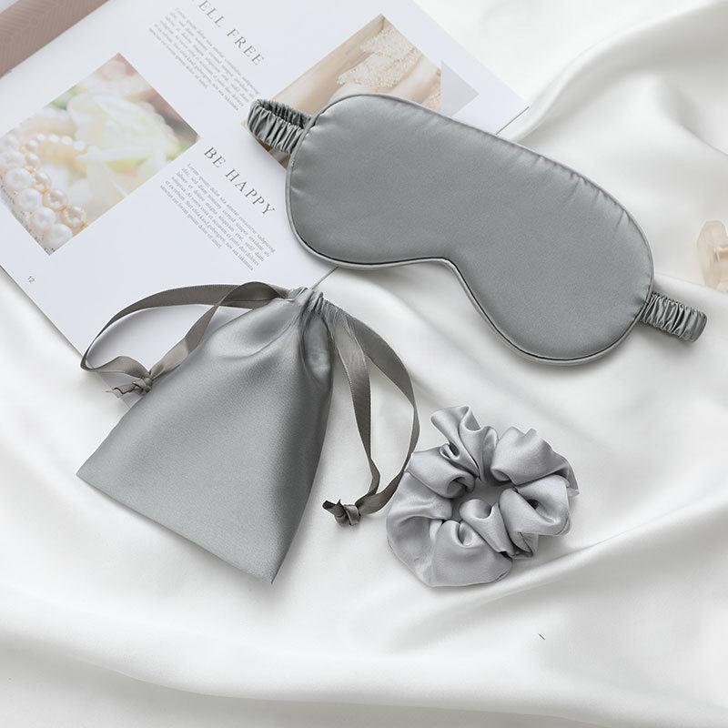 3PCS Set Silk Eye Mask Face Mask Eyeshade Blindfold Travel Rest Night Eyeshade