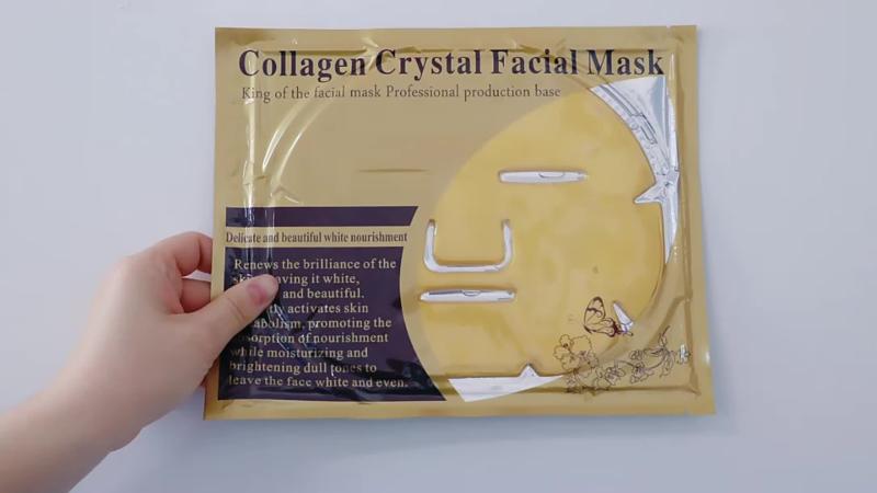 Collagen Facial & Eye Mask Set for Beauty & Wrinkle Smoothing