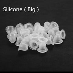 100pcs Disposable Silicone Tattoo Ink Cups