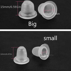 100pcs Disposable Silicone Tattoo Ink Cups