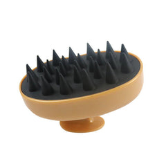 Silicone Handle Scalp Massager Brush - Exfoliating Scalp Massage