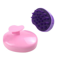 Silicone Handle Scalp Massager Brush - Exfoliating Scalp Massage