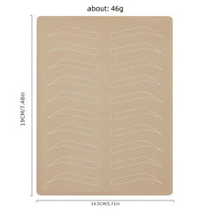 Double Sided Practice Skin For Eyebrows Permanent Makeup Tattoo Practice Skin