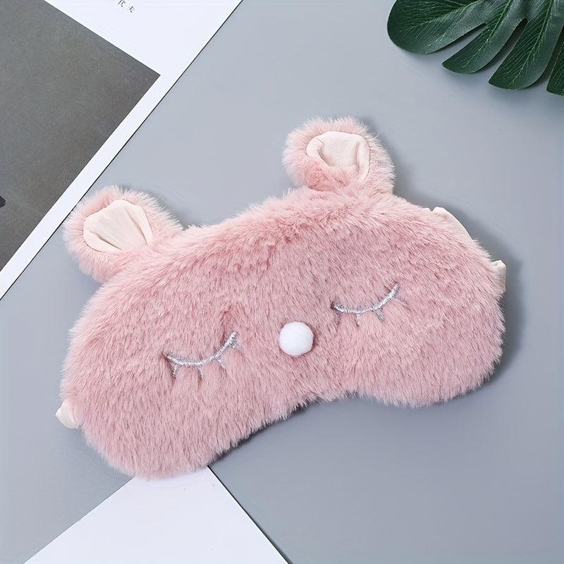 Colorful Cloud Eye Mask Blackout Lunch Break Cartoon Rabbit Eye Protection