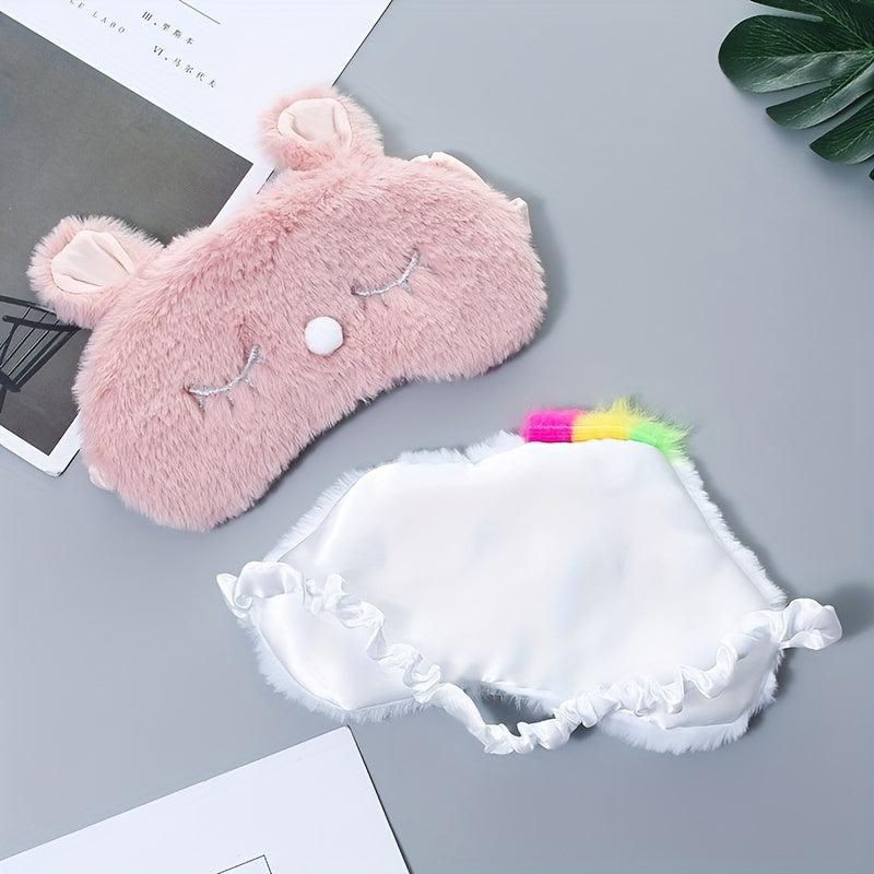 Colorful Cloud Eye Mask Blackout Lunch Break Cartoon Rabbit Eye Protection