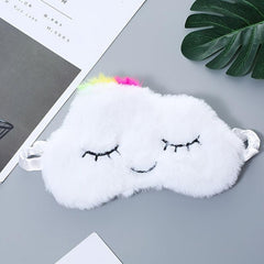 Colorful Cloud Eye Mask Blackout Lunch Break Cartoon Rabbit Eye Protection