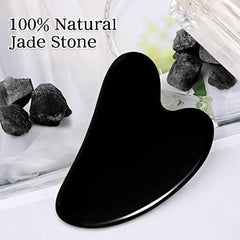 Jade Gua Sha Scraping Massage Tool for Face Neck Body