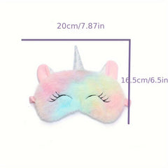 Double Layer Blackout Sleep Eye Mask Blindfold Cartoon Sleeping Eye Mask
