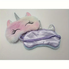 Double Layer Blackout Sleep Eye Mask Blindfold Cartoon Sleeping Eye Mask