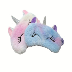Double Layer Blackout Sleep Eye Mask Blindfold Cartoon Sleeping Eye Mask