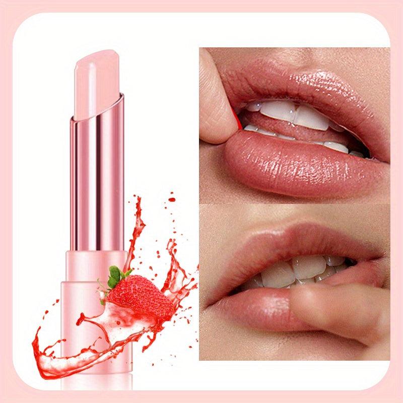 Moisturizing Lip Balm Temp Change Soothes Dryness Matte Primer Fruit Lip Balm