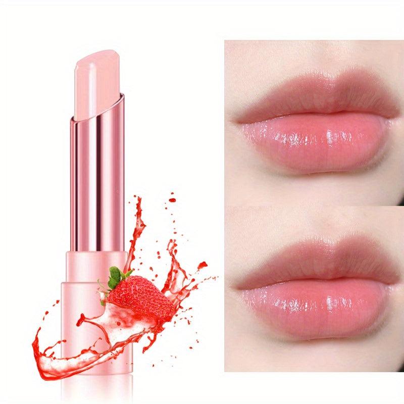 Moisturizing Lip Balm Temp Change Soothes Dryness Matte Primer Fruit Lip Balm