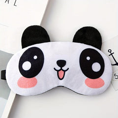 Cat Cartoon Eye Mask for Travel Office Men & Women