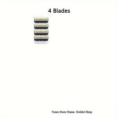 Yellow Classic Shaving Set with Safety Razor & Blades