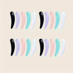 20pcs Reusable Cosmetic Spatula And Mini Spoon For Creams