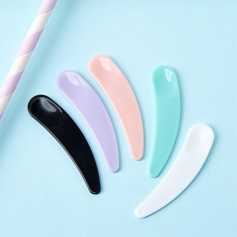 20pcs Reusable Cosmetic Spatula And Mini Spoon For Creams