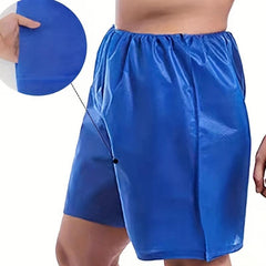 10pcs Disposable Shower Pants Flat Corner Pants Non woven