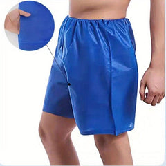 10pcs Disposable Shower Pants Flat Corner Pants Non woven